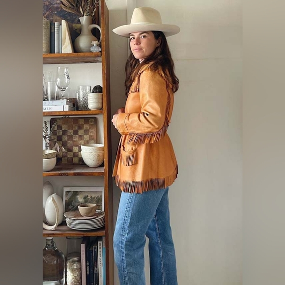 VTG 60s Deerskin Fringe Jacket - Picture 6 of 16